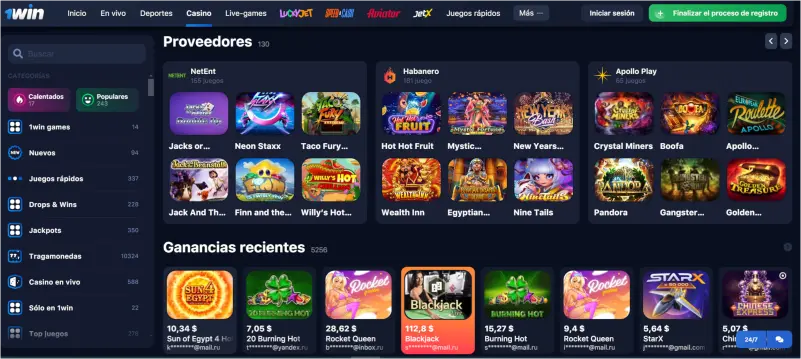 iOS 1Win Casino